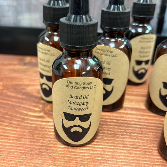 Mahogany Teakwood Beard Oil