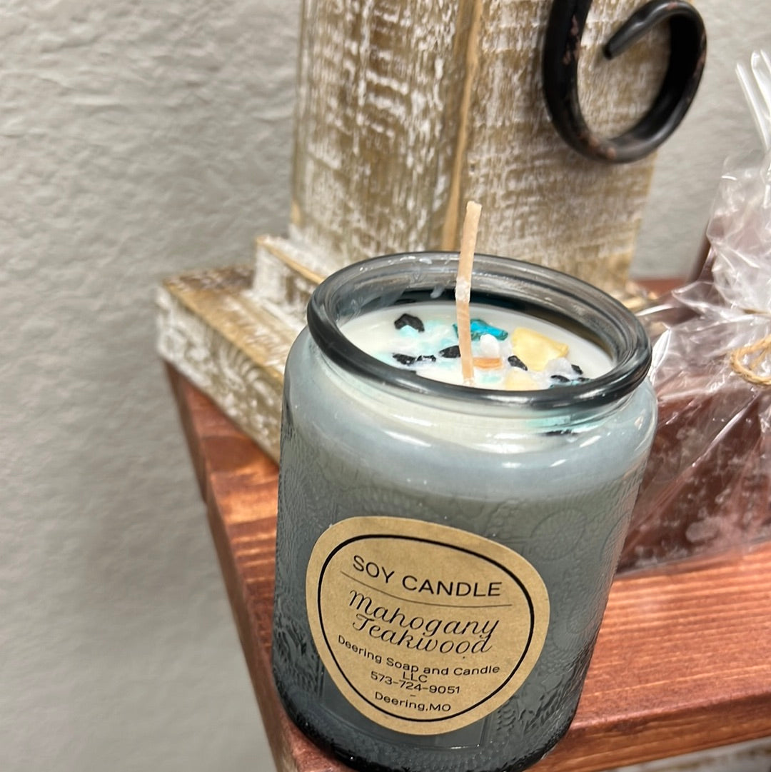 Mahogany Teakwood Candle