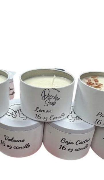 Candles  16 oz Lemon